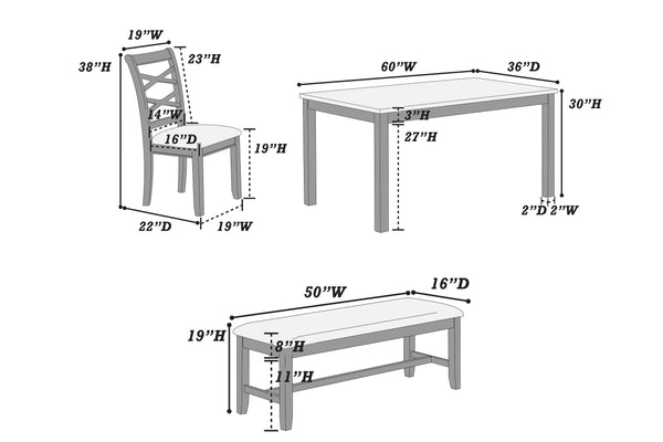 6-PC DINING SET
