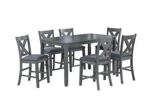 7-PC COUNTER HEIGHT DINING SET