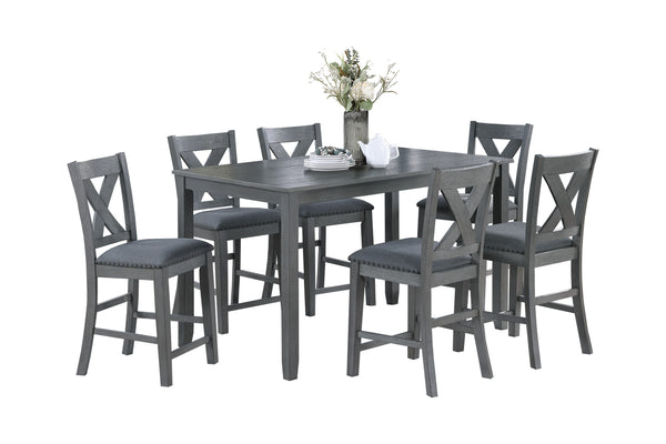 7-PC COUNTER HEIGHT DINING SET