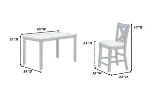 7-PC COUNTER HEIGHT DINING SET