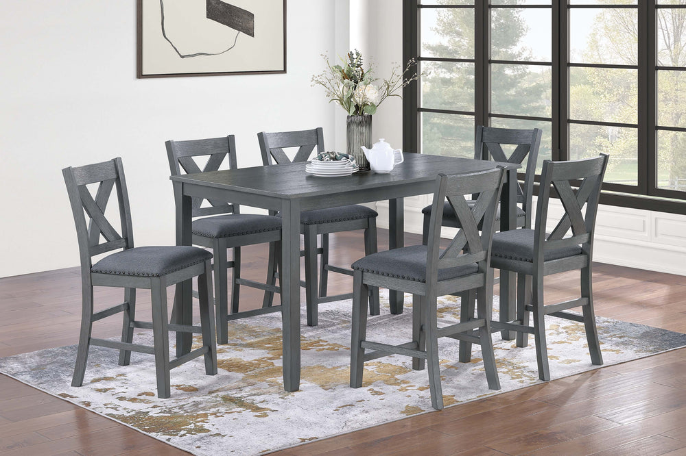 7-PC COUNTER HEIGHT DINING SET
