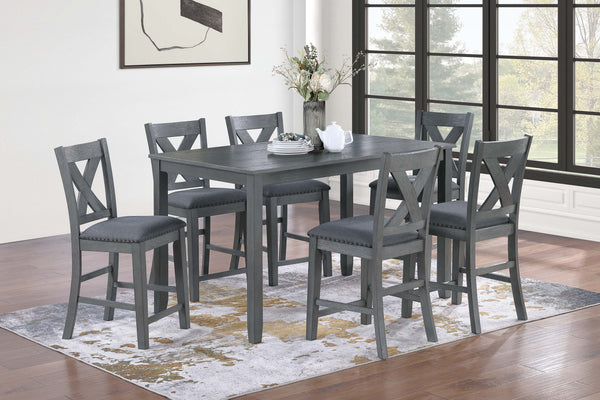 7-PC COUNTER HEIGHT DINING SET