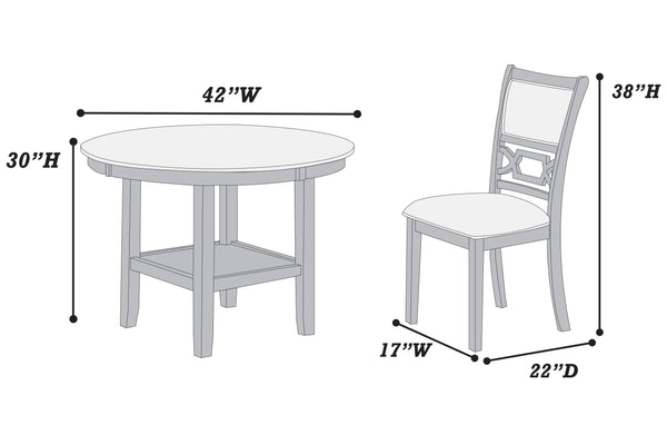 5-PC DINING SET