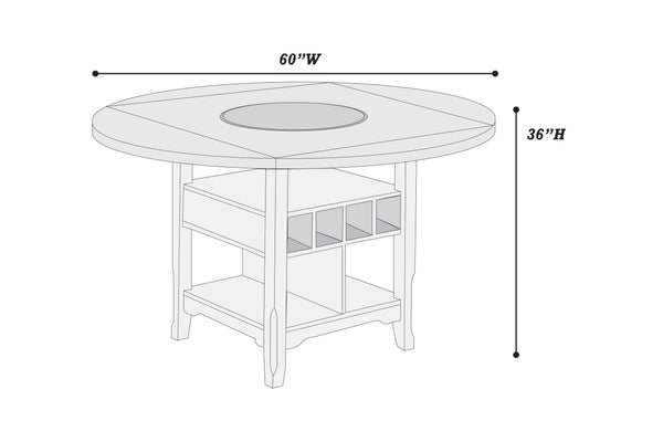 COUNTER HEIGHT TABLE