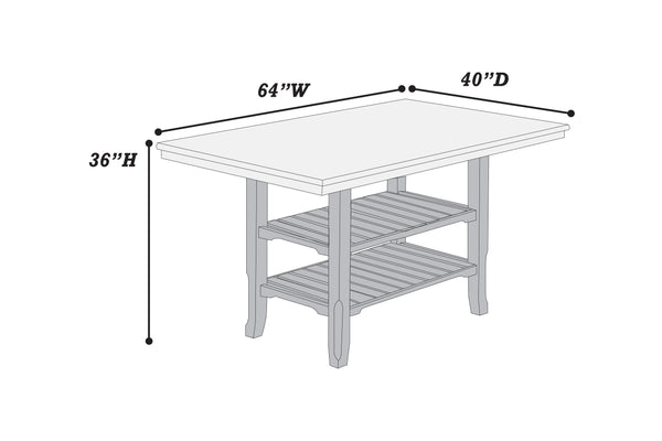 COUNTER HEIGHT TABLE