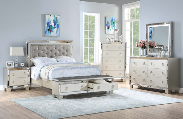 DRESSER W/STAINLESS PANEL