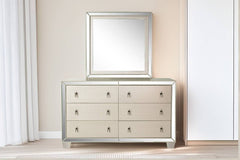 DRESSER W/STAINLESS PANEL