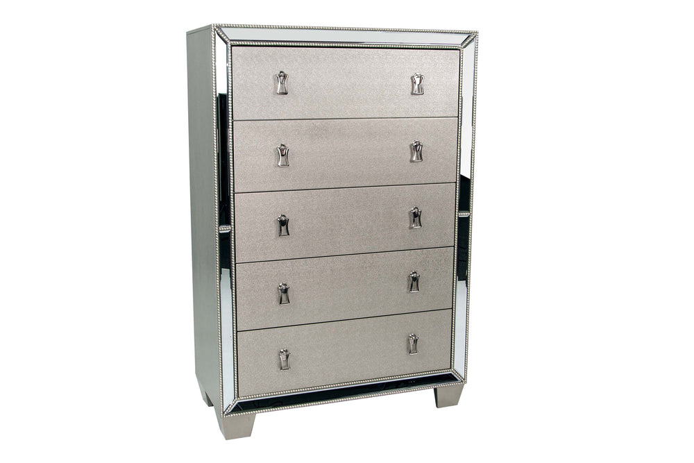 CHEST W/STAINLESS PANEL