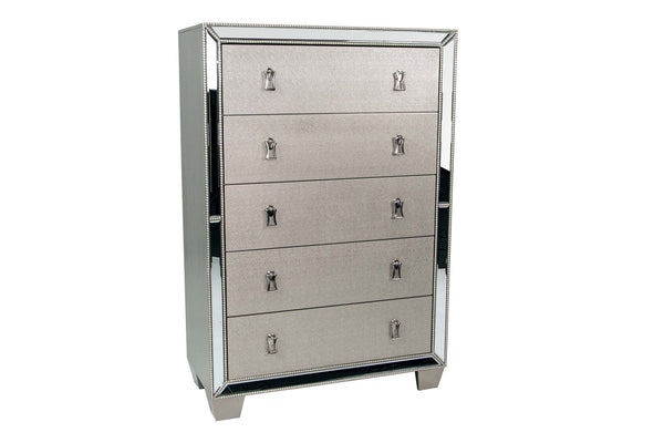 CHEST W/STAINLESS PANEL