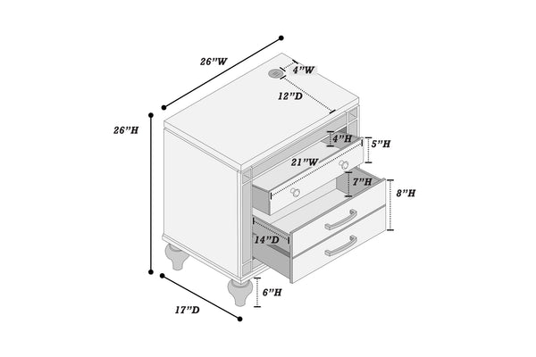  F5571 Nightstand