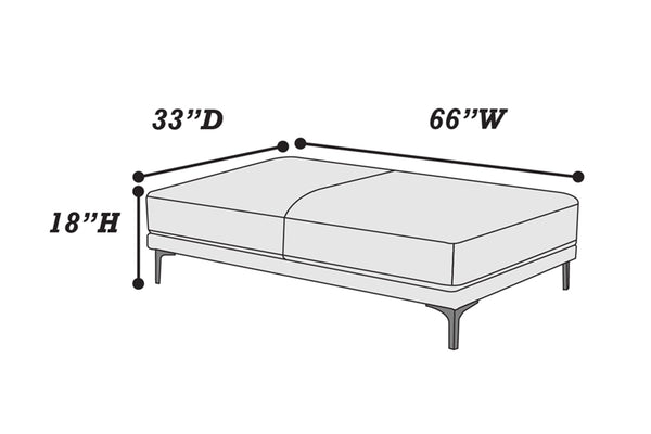  F6431 Cocktail Ottoman