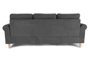 Summit F6447 Reversible Sectional Set W/ 2 Accent Pillows