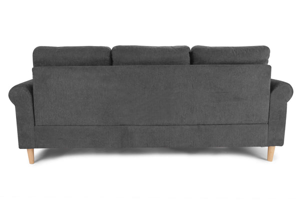 Summit F6447 Reversible Sectional Set W/ 2 Accent Pillows