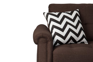 Ridge F6457 Reversible Sectional Set W/ 2 Accent Pillows