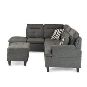 Vector F6590 3-Piece Sectional Set W/ Ottoman