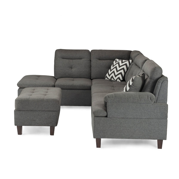 Vector F6590 3-Piece Sectional Set W/ Ottoman