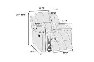  F6697 Rocker Recliner