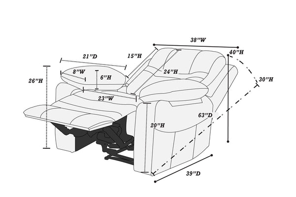  F6700 Rocker Recliner