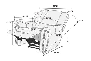  F6751 Glider Recliner