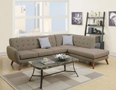 Element F6953 2-Piece Sectional Set W/ 2 Accent Pillows