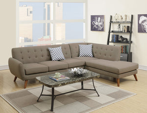 Element F6953 2-Piece Sectional Set W/ 2 Accent Pillows