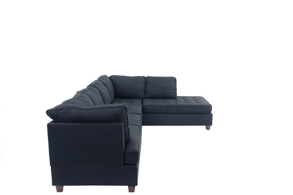 Haven F6989 2-Piece Sectional Set W/ 2 Accent Pillows