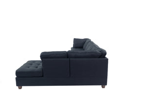 Haven F6989 2-Piece Sectional Set W/ 2 Accent Pillows