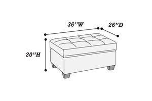  F7120 Cocktail Ottoman