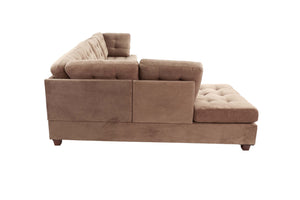Refuge F7140 2-Piece Sectional Set W/ 2 Accent Pillows