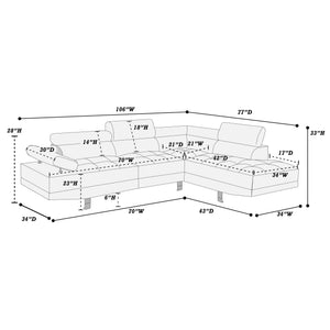 Retreat F7320 2-Piece Sectional Sofa Set