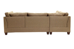 Harbor F7605 3pc Reversible Sectional Sofa Set W/ Ottoman