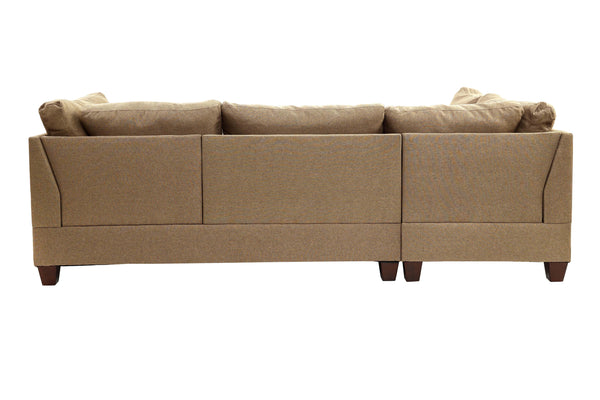 Harbor F7605 3pc Reversible Sectional Sofa Set W/ Ottoman