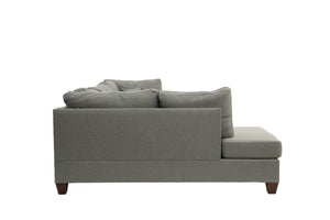 Cove F7606 3pc Reversible Sectional Sofa Set W/ Ottoman