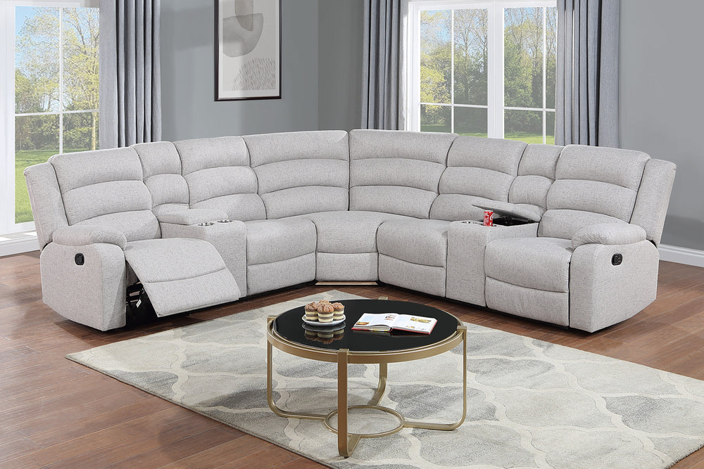 Port F8110 3-Piece Reclining Sectional Set