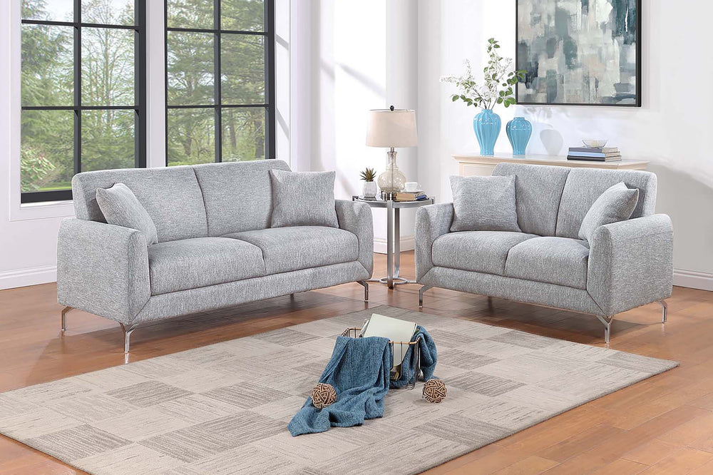Gold F8438 2-Piece Sofa Set