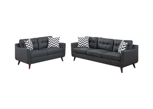 Silver F8443 2-Piece Sofa Set