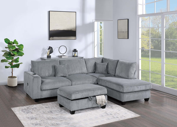 Court F8451 3-Piece Sectional Set