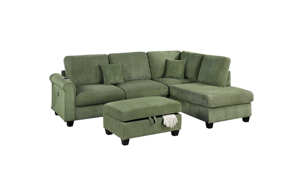 Aurora F8454 3-Piece Sectional Set