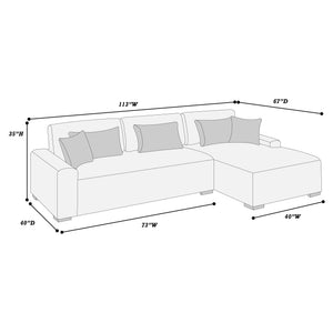 Solstice F8455 2-Piece Sectional Set XL