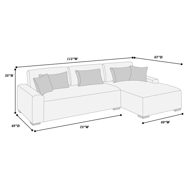 Solstice F8455 2-Piece Sectional Set XL