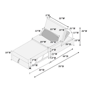  F8545 Convertible Sofa