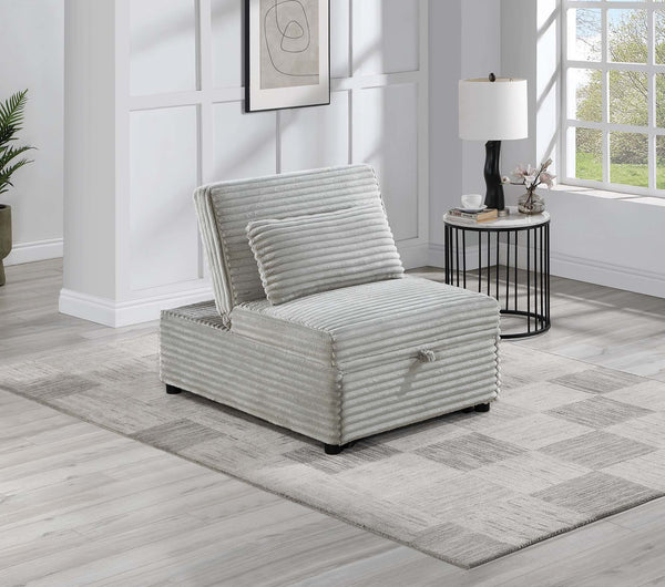 CONVERTIBLE SOFA W/ 1 ACCENT PILLOW