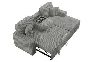  F8551 2-Piece Convertible Sectional