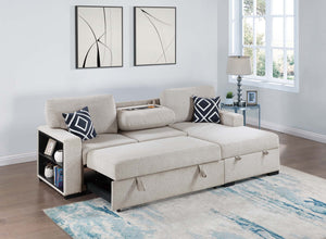  F8554 2-Piece Convertible Sectional