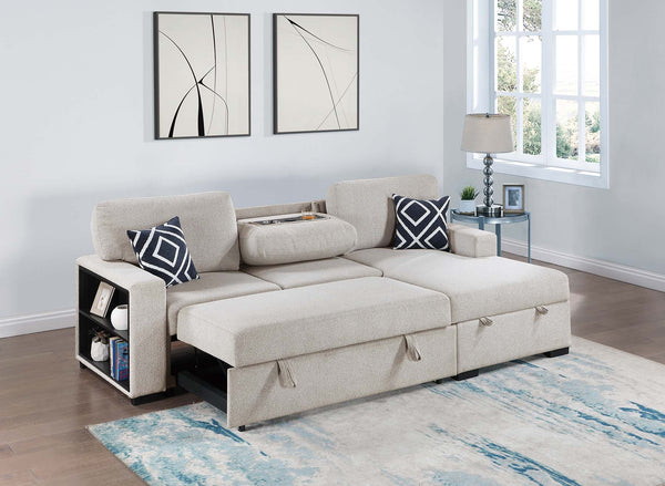  F8554 2-Piece Convertible Sectional