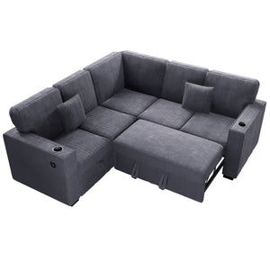  F8555 3-Piece Convertible Sectional