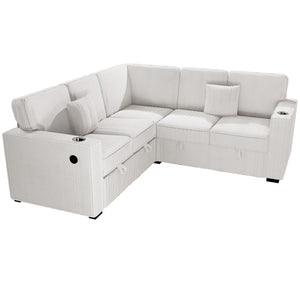  F8556 3-Piece Convertible Sectional
