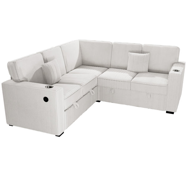  F8556 3-Piece Convertible Sectional