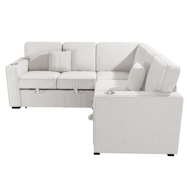  F8556 3-Piece Convertible Sectional