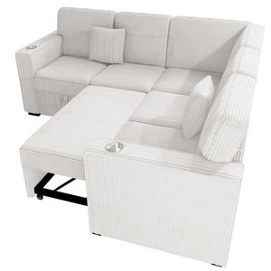  F8556 3-Piece Convertible Sectional